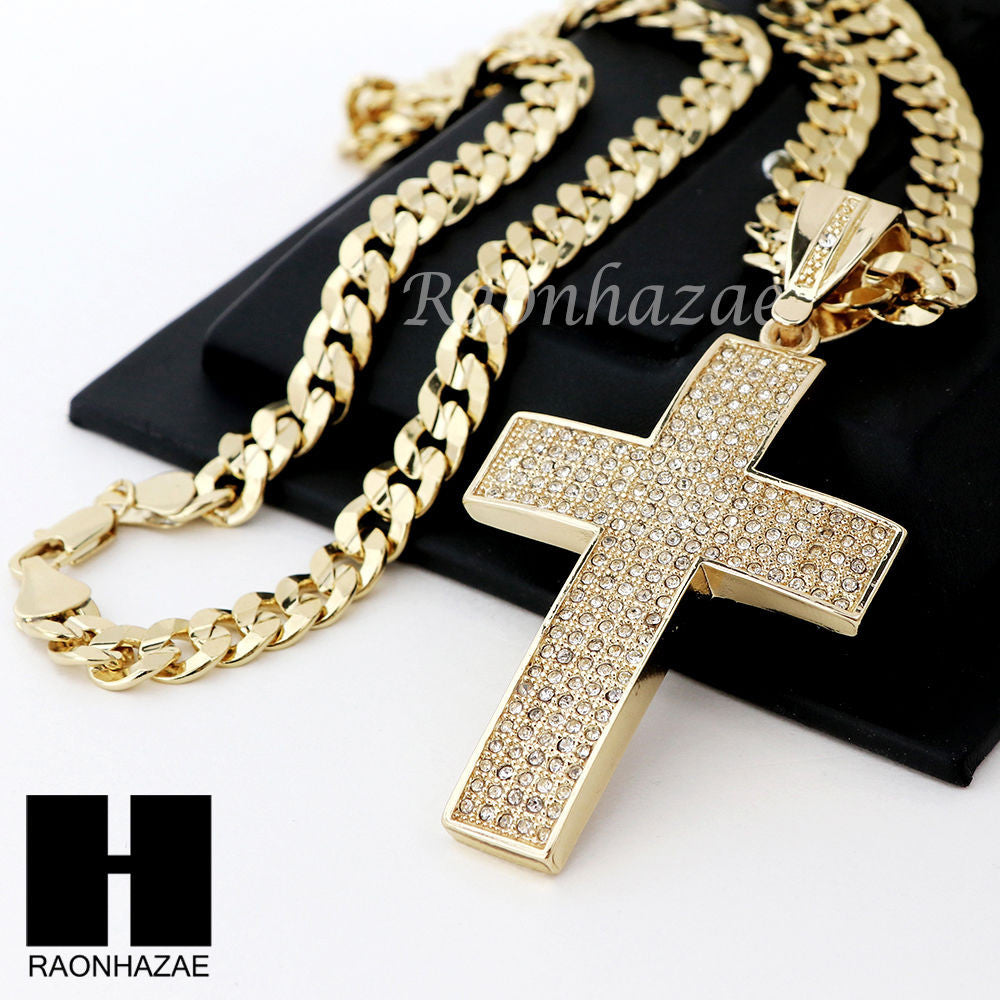 Promise Necklace  Personalized Cross with Cuban Link Style Chain – Cross  The Light