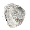 HIPHOP RAONHAZAE SILVER LAB DIAMOND WATCH MIAMI CUBAN CHAIN SX8 - Raonhazae