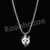 Micro Pave Iconic Cute Panda Pendant w/ 18" Tennis / 30" Cuban Chain - Raonhazae