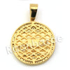 Lab diamond Micro Pave Medallion Last Supper Pendant w/ Miami Cuban Chain BR110 - Raonhazae