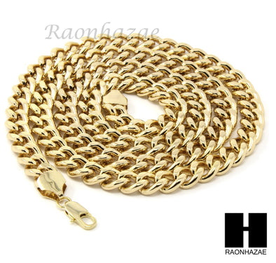 MENS HIP HOP GOLD STAR OF DAVID PENDANT 30" / 36" CUBAN NECKLACE N22 - Raonhazae