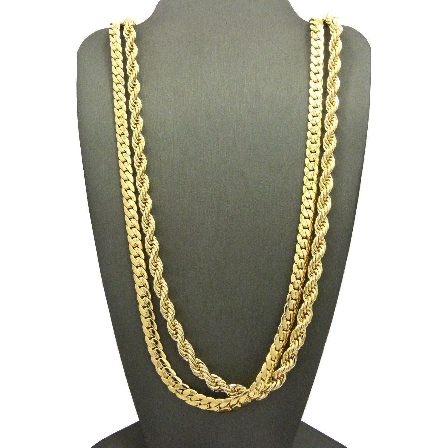14k 6mm Solid Yellow Gold Rope Chain. Classic Rope Chain. Mens Gold Chain.  -  Canada